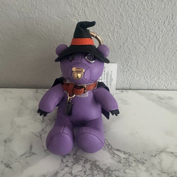 Coach Accessories - coach Halloween Witch Bear Bag Charm 6082